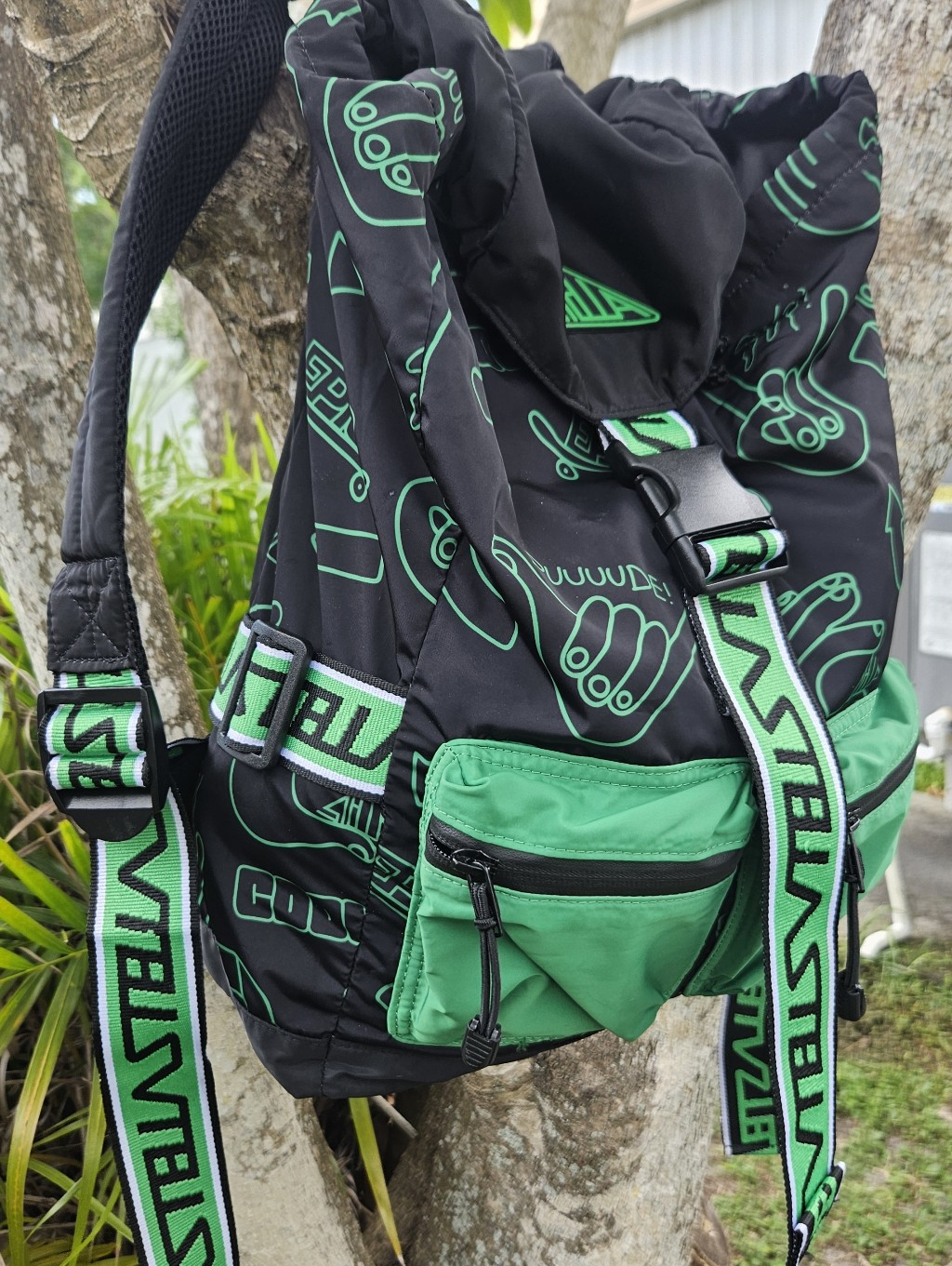 Stella Mccartney Backpack, Kids Back Pack, Stella Mccartney Graffiti Backpack